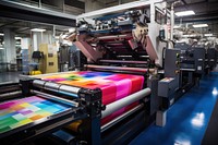 Printing manufacturing machine factory. AI generated Image by rawpixel.