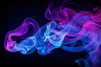 Smoke backgrounds purple blue. AI generated Image by rawpixel.