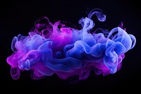 Smoke purple backgrounds blue. AI generated Image by rawpixel.