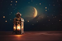 Night lantern, eid mubarak. AI generated Image by rawpixel.