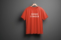 T-shirt mockup, apparel psd