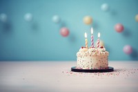 Ice cream cake party birthday dessert. AI generated Image by rawpixel.