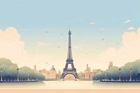 Paris France architecture building outdoors. AI generated Image by rawpixel.