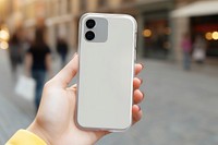 White mobile phone case