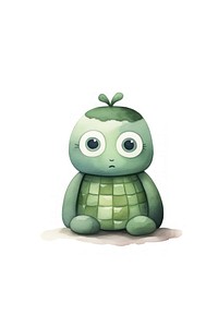 Turtle mental health cartoon animal toy. 