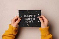 Season's greeting mockup, card design psd