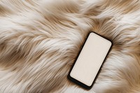 Phone fur backgrounds electronics. AI generated Image by rawpixel.