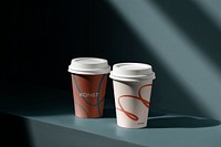 Paper coffee cup mockup, product packaging psd