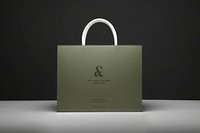 Paper shopping bag mockup psd