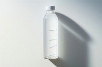 Water bottle mockup, drink packaging psd
