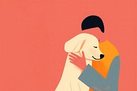 Cartoon adult human dog. AI generated Image by rawpixel.