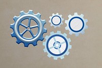 Business cogwheel, creative remix