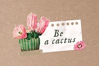 Be a cactus, aesthetic flower remix