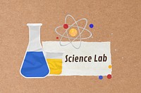 Science lab, paper craft remix