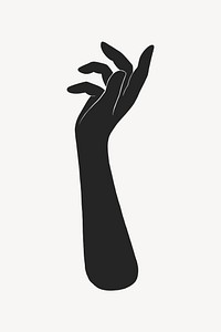 Hand aesthetic, spiritual illustration, design resource