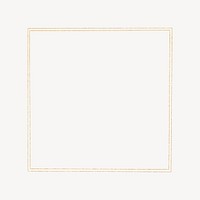 Golden frame, spiritual illustration, design resource