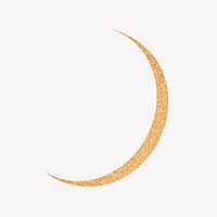 Crescent moon, spiritual illustration, design resource