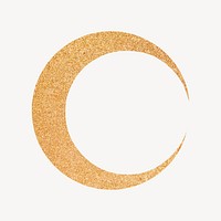 Crescent moon, spiritual illustration, design resource