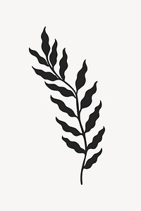 Aesthetic leaves, spiritual illustration, design resource