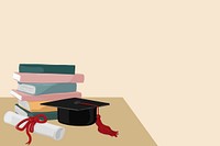 Higher education, aesthetic illustration, design resource