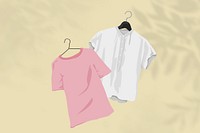 Laundry day, aesthetic illustration, design resource