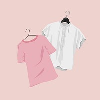 Laundry day, aesthetic illustration, design resource