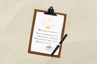 Legal system, aesthetic illustration, design resource