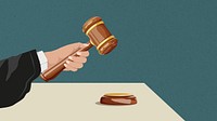 Legal system, aesthetic illustration, design resource