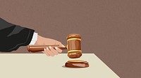 Legal system, aesthetic illustration, design resource