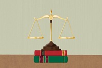 Law justice, aesthetic illustration, design resource