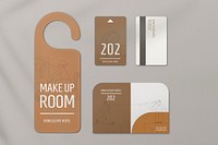  Hotel branding mockup set psd