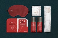  Hotel branding mockup set psd