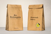  Paper bag mockup psd