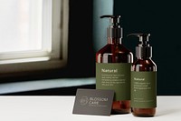  Spa product packaging mockup psd
