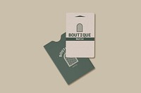  Hotel room key card psd