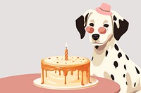 Happy birthday aesthetic vector illustration