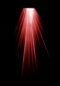 Red light beam effect psd