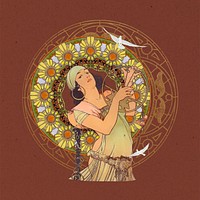 Alphonse Mucha's Salom&eacute;, vintage art nouveau illustration. Remixed by rawpixel.