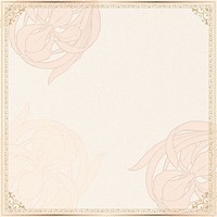 Art nouveau flower background, vintage botanical illustration. Remixed by rawpixel.