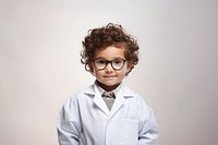 Cute little scientist portrait cute intelligence. AI generated Image by rawpixel.