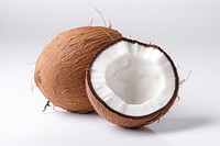 Coconut freshness eggshell produce. 