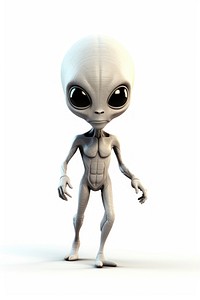 Aliens walking toy white background representation. AI generated Image by rawpixel.