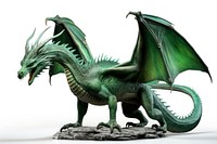 Green dragon dinosaur animal representation. AI generated Image by rawpixel.