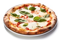 Neapolitan pizza food plate mozzarella. 