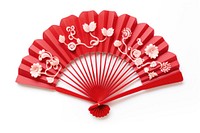 Paper fan chinese new year decoration celebration handicraft pattern. AI generated Image by rawpixel.