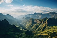 Simien Mountains landscape mountain panoramic. AI generated Image by rawpixel.