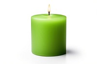 Candle green white background cylinder. AI generated Image by rawpixel.