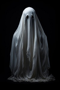 Ghost horror white veil. AI generated Image by rawpixel.