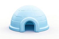 Winter igloo white background observatory. AI generated Image by rawpixel.