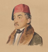 Man in an oriental hat